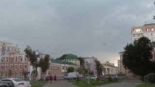Непогода в Саранске: Гром и молния пришли в столицу Мордовии