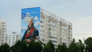 Самый масштабный в мире мурал Феодора Ушакова появился в Саранске